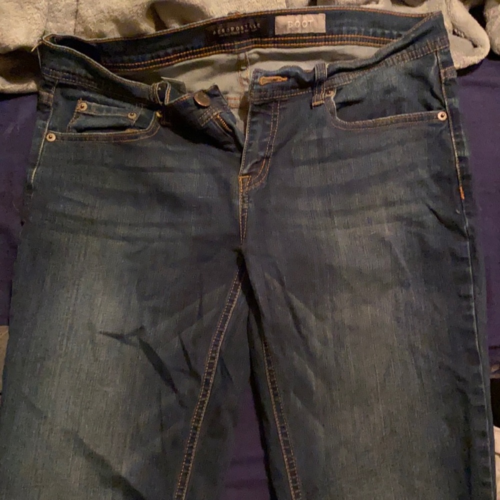 Aeropostale bootcut dark wash jeans